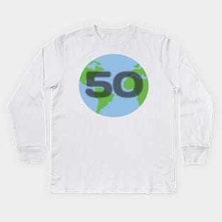 Earth day Kids Long Sleeve T-Shirt